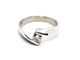Bague 48 Bague solitaire en or blanc 18 carats et diamant 58 Facettes 4014236CN