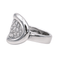 Bague 58 Bague pavée en or blanc 18 carats et diamants taille brillant 58 Facettes 4031098RV