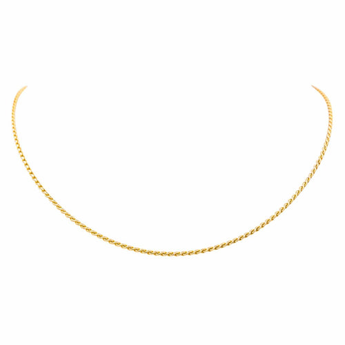 Collier Collier chaîne en or jaune 18 carats, maille infini 58 Facettes 4033212CN