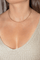 Collier Collier chaîne en or jaune 18 carats, maille infini 58 Facettes 4033212CN