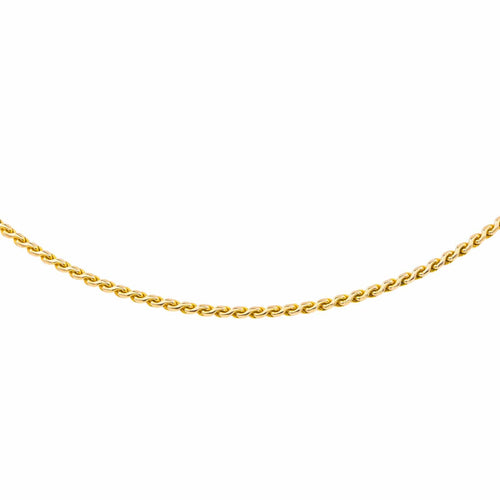 Collier Collier chaîne en or jaune 18 carats, maille infini 58 Facettes 4033212CN