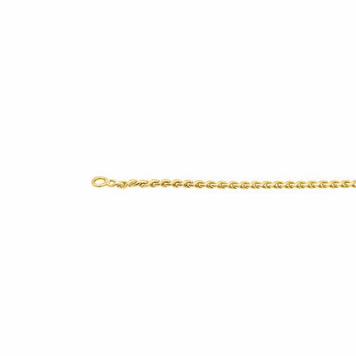 Collier Collier chaîne en or jaune 18 carats, maille infini 58 Facettes 4033212CN