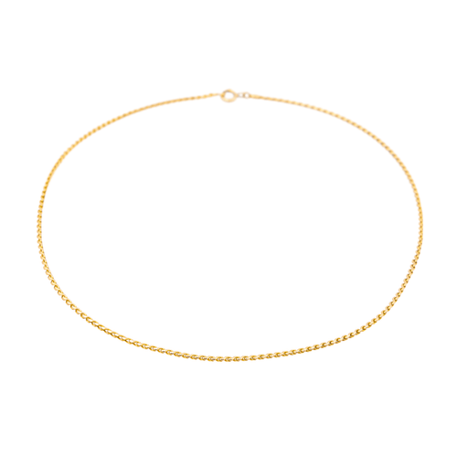 Collier Collier chaîne en or jaune 18 carats, maille infini 58 Facettes 4033212CN