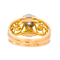 Bague 59 Bague Tank en or rose et or blanc avec diamants 58 Facettes 4033238CN