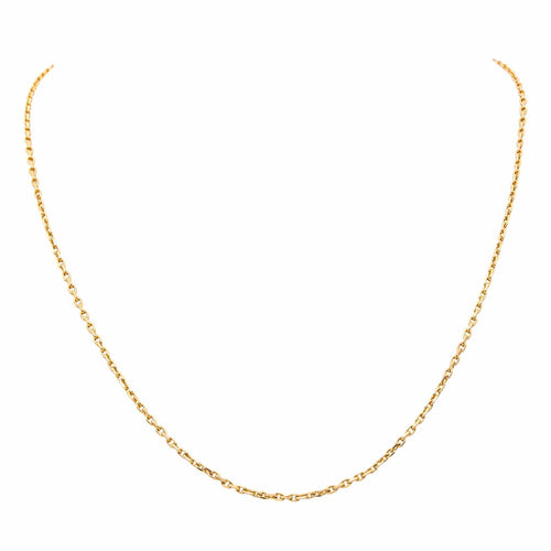 Collier Collier chaîne maille forçat en or rose 18 carats 58 Facettes 4036416CN