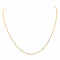 Collier Collier chaîne maille forçat en or rose 18 carats 58 Facettes 4036416CN