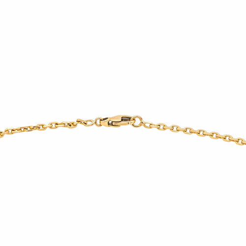 Collier Collier chaîne maille forçat en or rose 18 carats 58 Facettes 4036416CN