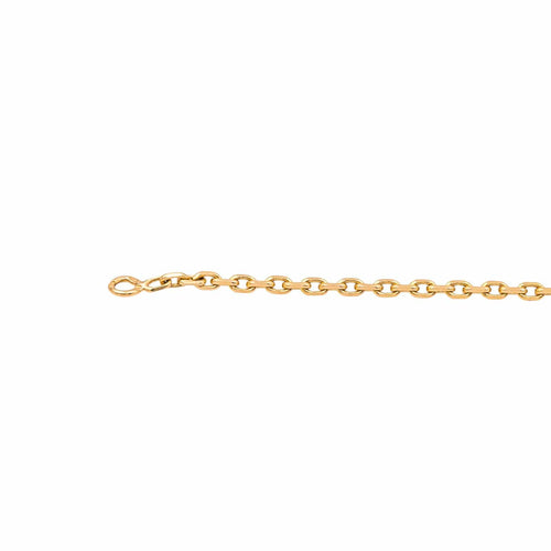 Collier Collier chaîne maille forçat en or rose 18 carats 58 Facettes 4036416CN