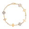 Bracelet Louis Vuitton Blossom - Bracelet en or jaune, blanc et rose avec diamants 58 Facettes 4045777CN