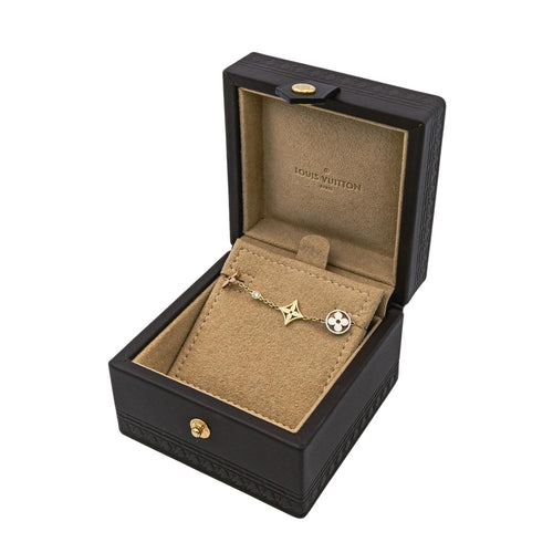 Bracelet Louis Vuitton Blossom - Bracelet en or jaune, blanc et rose avec diamants 58 Facettes 4045777CN