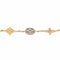 Bracelet Louis Vuitton Blossom - Bracelet en or jaune, blanc et rose avec diamants 58 Facettes 4045777CN