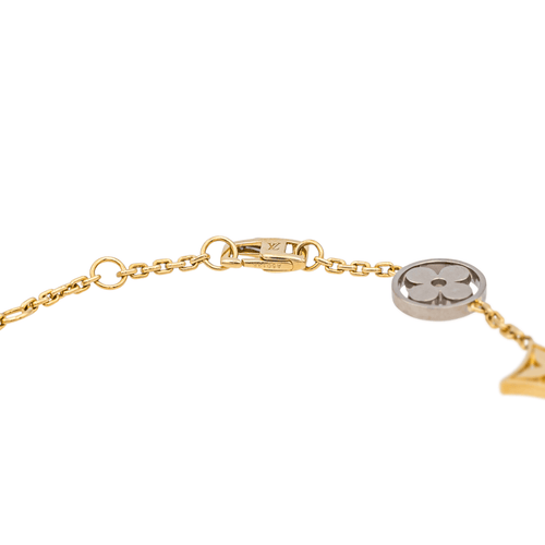 Bracelet Louis Vuitton Blossom - Bracelet en or jaune, blanc et rose avec diamants 58 Facettes 4045777CN
