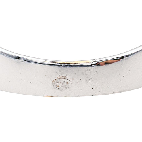 Bague 50 Bague en or blanc 18 carats saphir ovale et diamants 58 Facettes 4049091CN