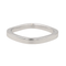 Bague 48 Dinh Van - Bague alliance Carré en or blanc 18 carats 58 Facettes 4061231CN
