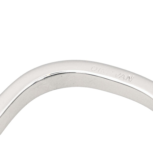 Bague 48 Dinh Van - Bague alliance Carré en or blanc 18 carats 58 Facettes 4061231CN