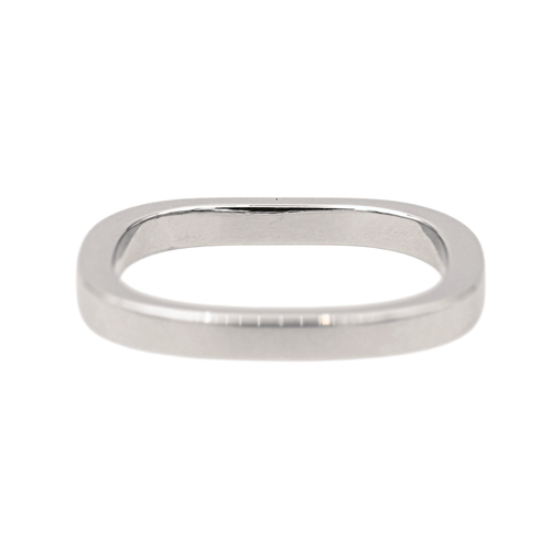 Bague 48 Dinh Van - Bague alliance Carré en or blanc 18 carats 58 Facettes 4061231CN