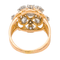 Bague 53.5 Bague en or rose 18 carats sertie de diamants taille ancienne 58 Facettes 4061323CN