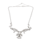 Collier Collier - Motifs géométriques en or blanc et diamants 58 Facettes 4061325CN