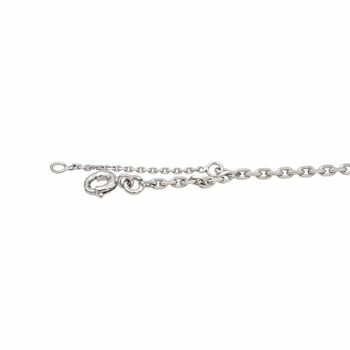 Collier Collier - Motifs géométriques en or blanc et diamants 58 Facettes 4061325CN