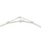 Collier Collier - Motifs géométriques en or blanc et diamants 58 Facettes 4061325CN