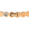 Bracelet Bracelet jonc serti de diamants en or rose et or blanc 18 carats 58 Facettes 4069160CN