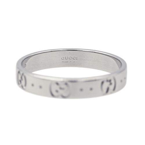 Bague 61.5 Gucci Fine Icon - Bague en or blanc 58 Facettes 4073611CN
