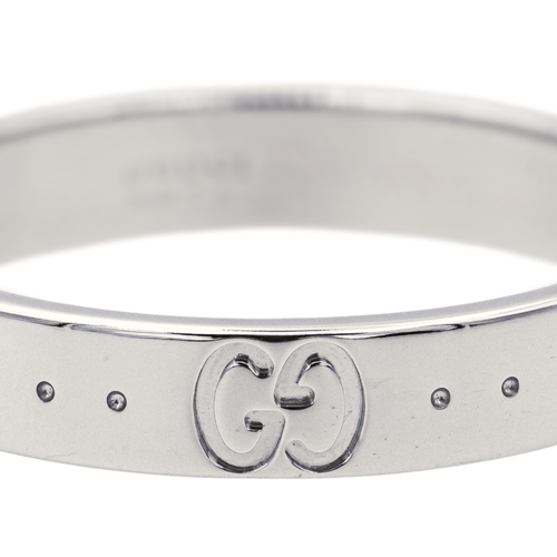Bague 61.5 Gucci Fine Icon - Bague en or blanc 58 Facettes 4073611CN