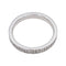 Bague 52 Alliance américaine - Bague en or blanc 18 carats et diamants 58 Facettes 4084161CN