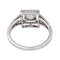 Bague 55 Bague en or blanc 18 carats sertie de diamants 58 Facettes 4084164CN