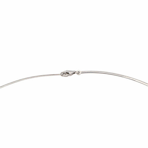 Collier Collier négligé en or blanc 18 carats et diamants 58 Facettes 4087022RV