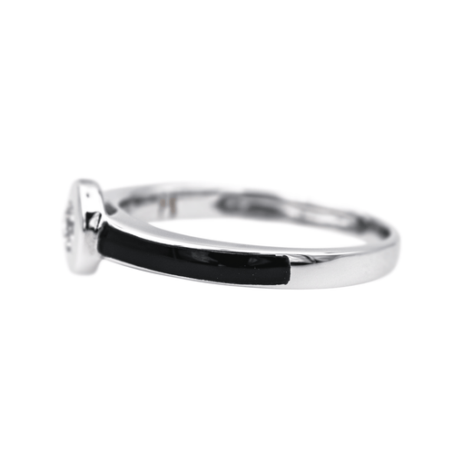 Bague 54 Clozeau - Bague en or blanc 18 carats et diamant 58 Facettes 4098649RV