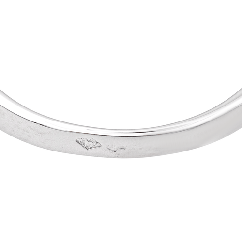 Bague 54 Clozeau - Bague en or blanc 18 carats et diamant 58 Facettes 4098649RV