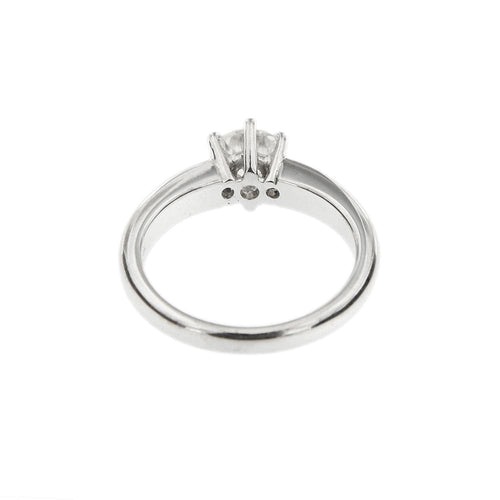 Bague 54 Bague solitaire diamant 0,90 ct en or blanc 18 kt 58 Facettes 4114