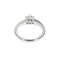 Bague 54 Bague solitaire diamant 0,90 ct en or blanc 18 kt 58 Facettes 4114
