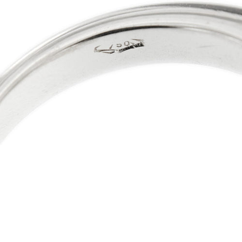 Bague 54 Bague solitaire diamant 0,90 ct en or blanc 18 kt 58 Facettes 4114