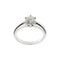 Bague 54 Bague solitaire diamant 0,90 ct en or blanc 18 kt 58 Facettes 4114