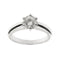 Bague 54 Bague solitaire diamant 0,90 ct en or blanc 18 kt 58 Facettes 4114