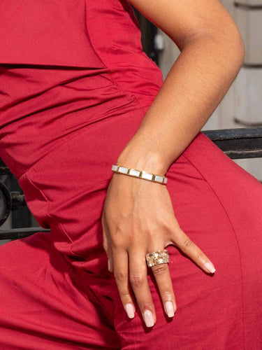 Bracelet Mauboussin Palmier - Bracelet en or jaune 18 carats et nacre 58 Facettes 4120103RV