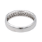 Bague 53 Bague demi-alliance en or blanc 18 carats et diamants 58 Facettes 4144058RV