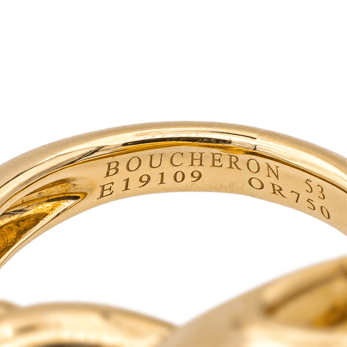 Bague 53 Boucheron Trouble - Bague Serpent en or jaune 58 Facettes 4146848RV