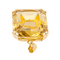 Pendentif Pendentif en or blanc 18 carats serti d’une citrine 58 Facettes 4148031RV