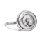 Bague 55 Chopard Happy Emotion - Bague en or blanc avec diamants 58 Facettes 4152529RV