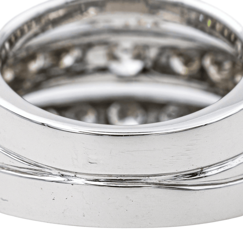 Bague 52 Bague en or blanc 18 carats et diamants 58 Facettes 4152873CN