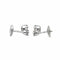Boucles d'oreilles Boucles d’oreilles puces en or blanc 18 carats et diamants 58 Facettes 4155737CN