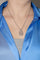 Collier Collier en or blanc 18 carats serti de diamants 58 Facettes 4155738CN