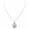 Collier Collier en or blanc 18 carats serti de diamants 58 Facettes 4155738CN