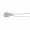 Collier Collier en or blanc 18 carats serti de diamants 58 Facettes 4155738CN