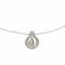 Collier Collier en or blanc 18 carats serti de diamants 58 Facettes 4155738CN
