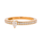 Bague 53 Chaumet Joséphine - Bague solitaire en or rose et diamants 58 Facettes 4166984RV