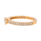Bague 53 Chaumet Joséphine - Bague solitaire en or rose et diamants 58 Facettes 4166984RV